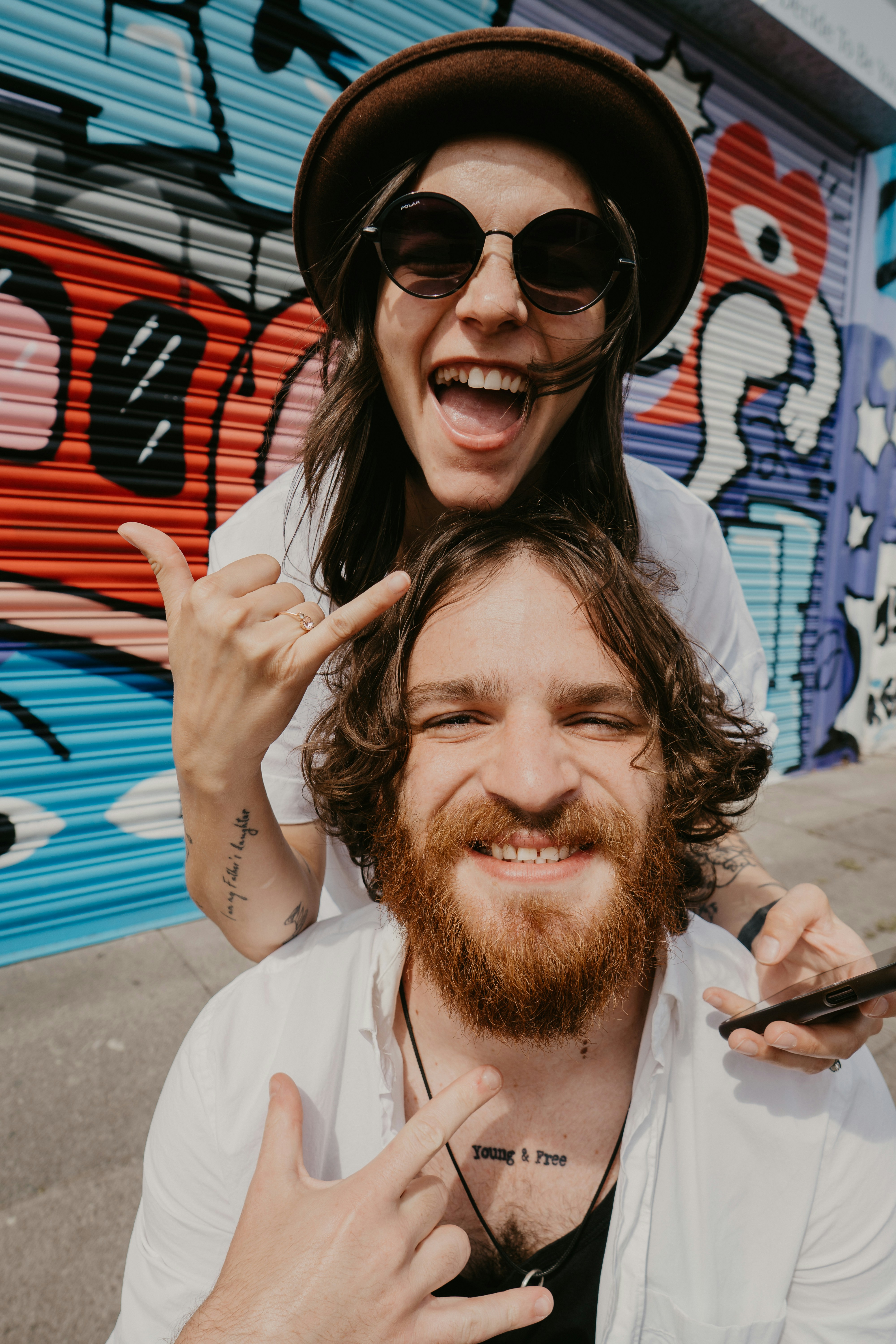 James & Emma - Happy tourists from London